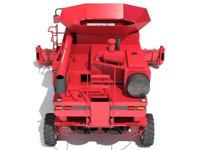 Combine harvester 3D model 24