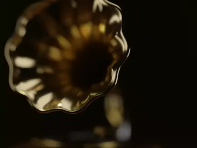 Vintage Gramophone 3D Model 3D model