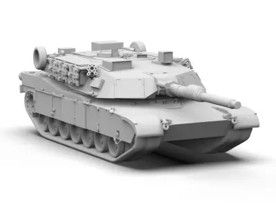 M1A1 Abrams 3D print model