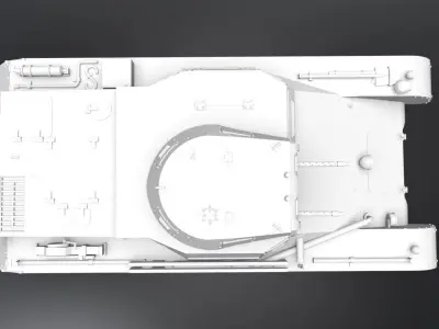 Panzer 1 scale model 3D print model