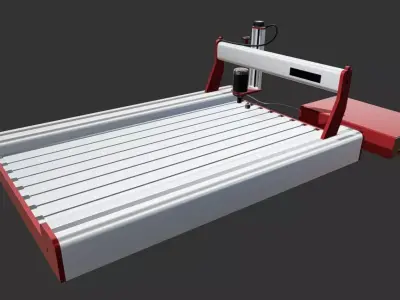 Milling machine 3D model