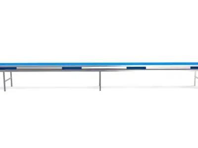 Plastic Belt Conveyor Low-poly 3D model