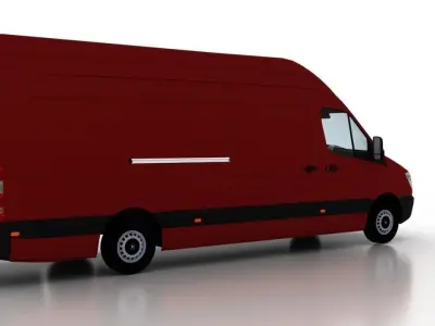 Mercedes Benz Sprinter L4H3 2009 Cargo EU 3D model