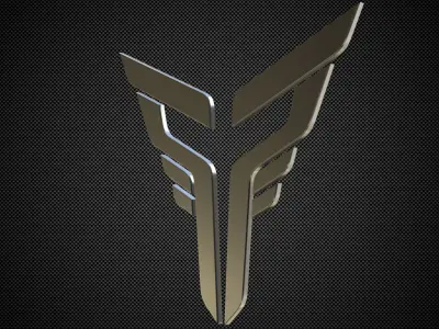 thor logo 3D model