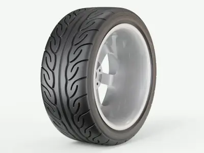 Performance Car Wheel 3D model