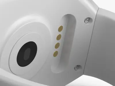 Emergency Call Watch for Seniors White 3D model
