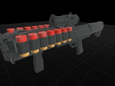 Kel-Tec KSG 3D model