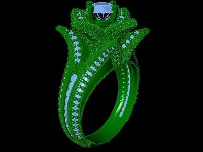 3 PART RING 3D print model