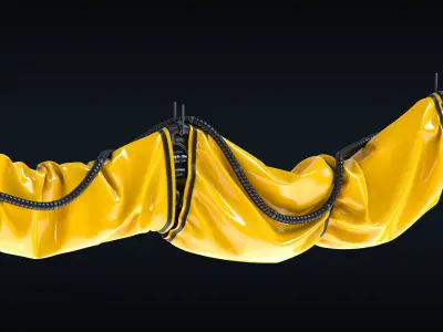 Cables and Wires set  3D model