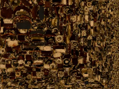 Steampunk Nutcracker Soldier 3D Model Industrial Robot Low-poly 3D model