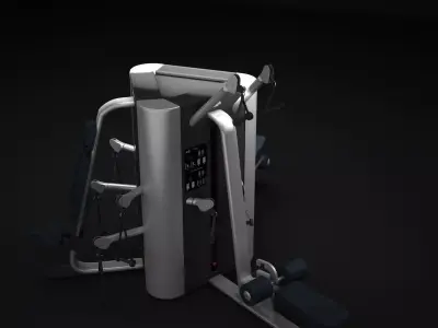 Multistation Tower Machine 3D model