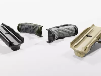 IMI Defense FSG2 Front Support Grip Low-poly 3D model