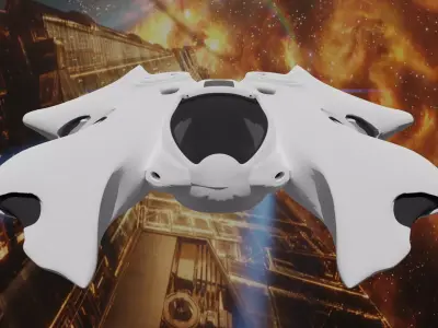 Chamaleo spaceship 3D model