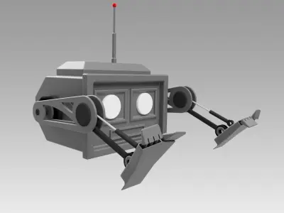 Mini robot 3D model order