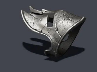 Spartan helmet ring 3D print model
