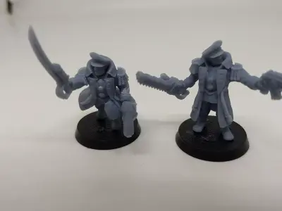 Imperial Commissar 3D print model