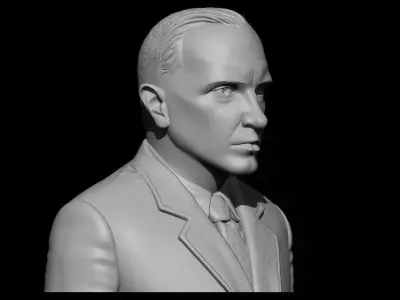 Stepan Bandera Bust 3D print model