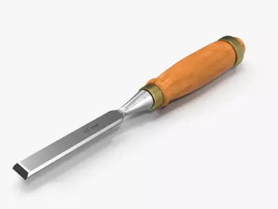 Straight chisel 12mm 3D model purchase