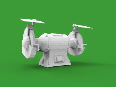 grinding machine 3D print model
