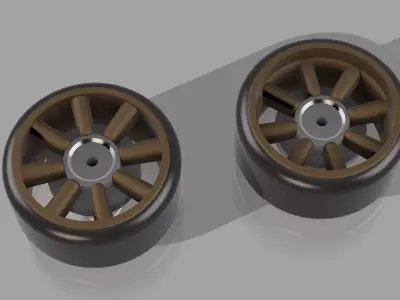 WATANABE RS JDM 2 wheels in HW scale 3D print model