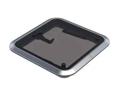 Aluminum Boat Hatch  3D model