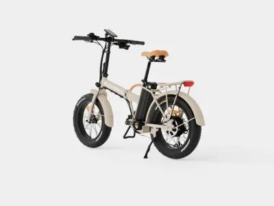 Sandstorm Bike Low-poly 3D model