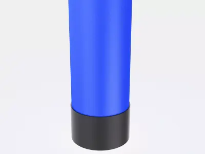 Composite Filter Tank 1054 - FRP Vessel for Water Filtration 3D model
