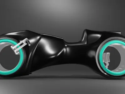 TRON BIKE Low-poly 3D model purchase
