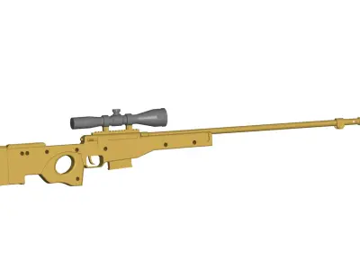 Sniper 3D model buy