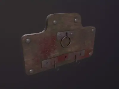 Shackles 3D Model Low-poly 3D model