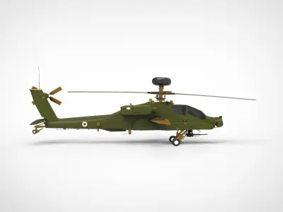 AH-64 Apache Helicopter 3D model by Hafcoy