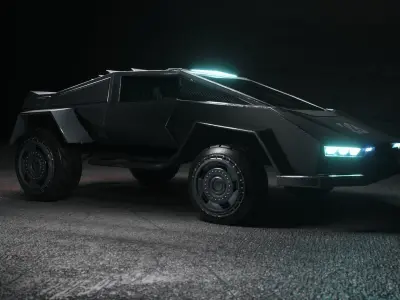 Ace Mari Sci-fi  vehicle 3D model