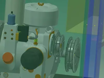 Compressor Chassis 10HP-7KW  3D model
