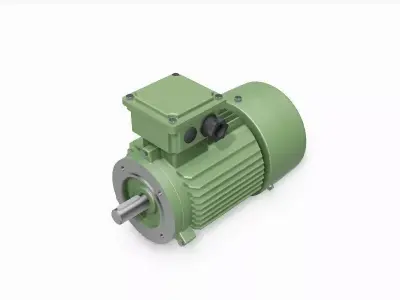 90S B14a IEC electric motor - 3D CAD model 3D model