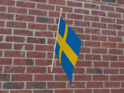 Flag of Sweden 3D model