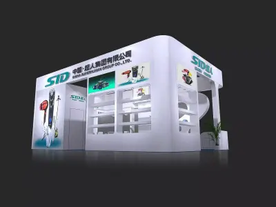 Exhibition - Area - 9X6-3DMAX2009-077 3D model