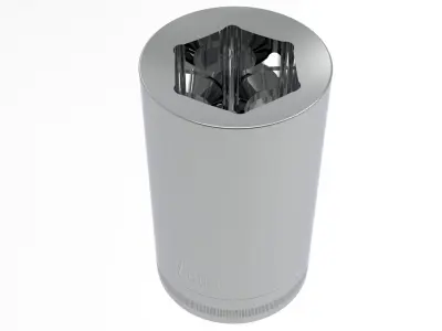 Deep Socket 7 mm 3D model