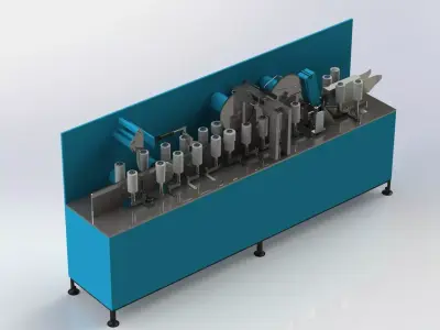 Fish Filleting Machine 3D model