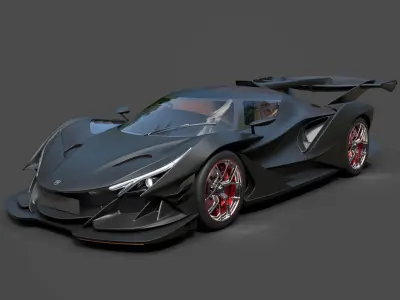 Apollo IE Hyper Detailed Carbon Fiber Masterpiece 3D model purchase