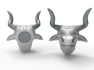 Bull head  3D model