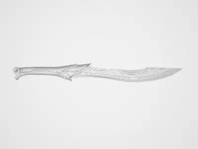 Elfic sword 3D model