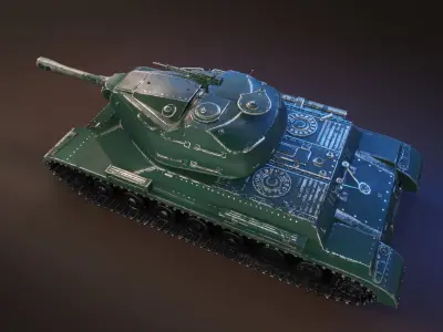 Old Tank 3D model
