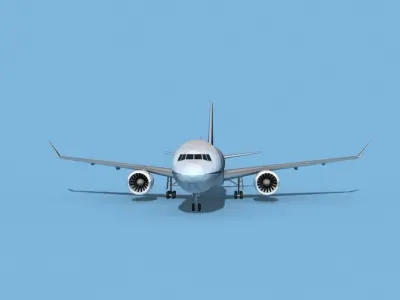 Boeing 767-400 ANA 3D model