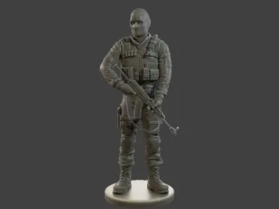 CzechSlovak Police Tactical Unit CPTU2 001 3D print model