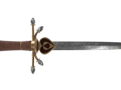 Dagger Ancient 3 3D model