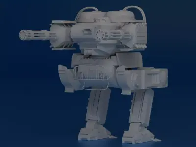 Robotic War Mech 3D model