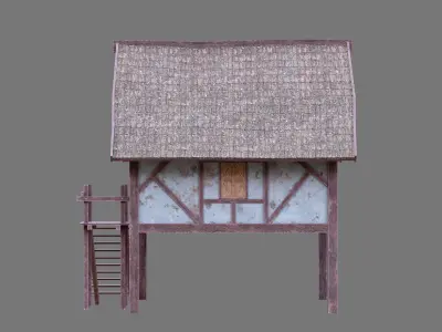 Medieval House 2 3D model