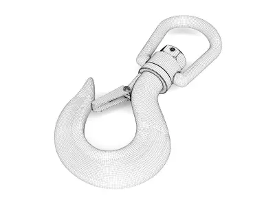 Crane hook 11 3D model