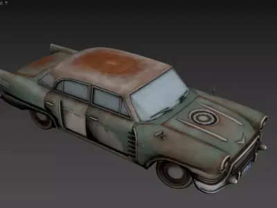 3D model of an old Low-poly 3D model by tung14726492