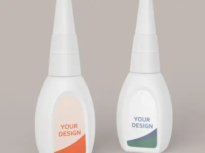 Super Glue Bottle 3D model